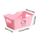 Cute Hello Kitty Multifunctional Desktop Storage Boxes Large Capacity Stationery Storage Boxes Sundries Cosmetic Organizer Gifts