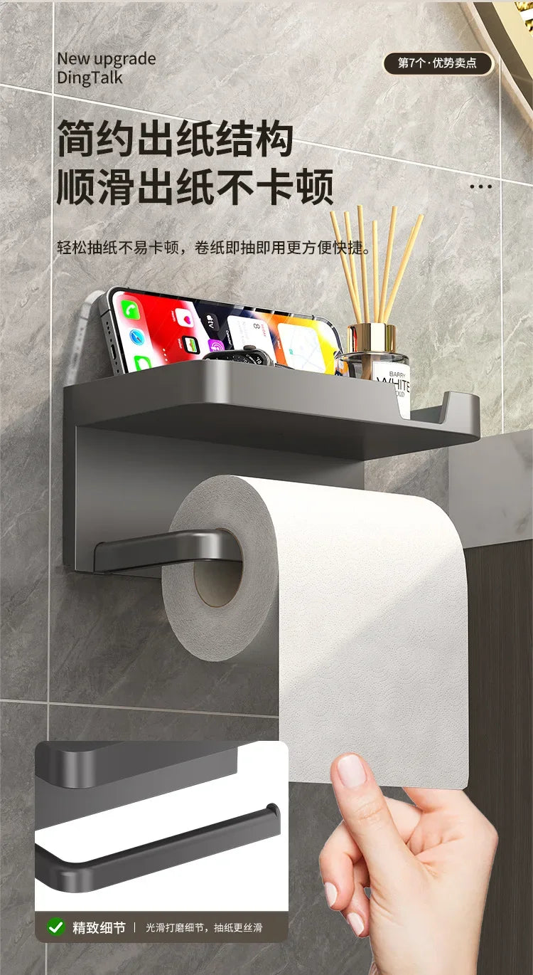 Suporte para papel higiênico Suporte de parede para banheiro