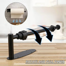 Stainless Steel Paper Towel Holder Punch-free Bathroom Toilet Paper Holder Storage Rack Kitchen Organizer Adhesive Wall Mount