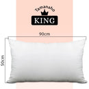 Kit 2 King Pillows Premium Comfort Fiber Extra type Eco-friendly Goose Fathers 50x90 BF Mattrees