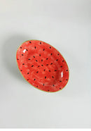 Watermelon Ceramic Plate Home Ramen Bowl Cute Hand-painted Tableware Kitchen Accessories Underglaze Color Fruit Vegetable Plates