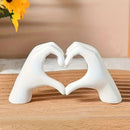 Resin Love Gesture Statues Sculptures Desktopts Office Home Decoration