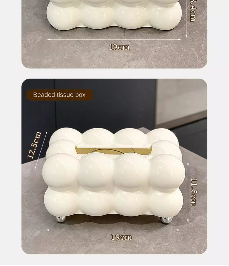 Cloud Design Tissue Boxes Storage Napkin Holder Paper Case Organizer Ornament Craft Desktop Tissue Holder Kitchen Tissue Box