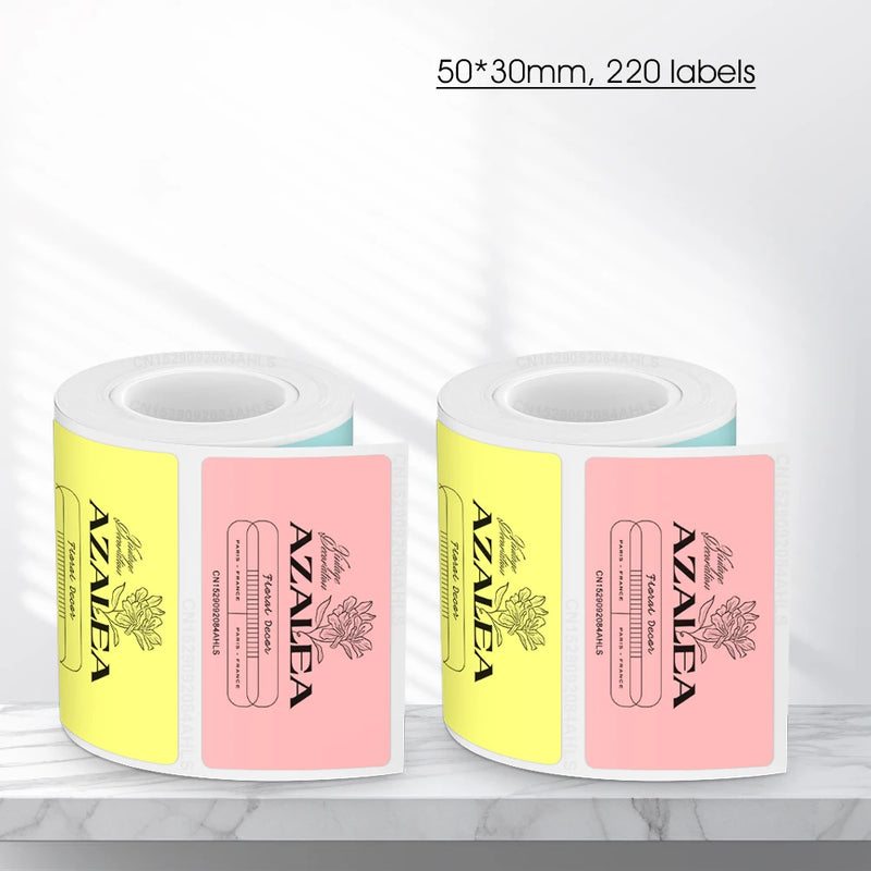 Mini Label Printer Marklife P50 Portable Thermal Printer Self Adheisve Sticker Machine Bluetooth Wireless Label Maker No Ink