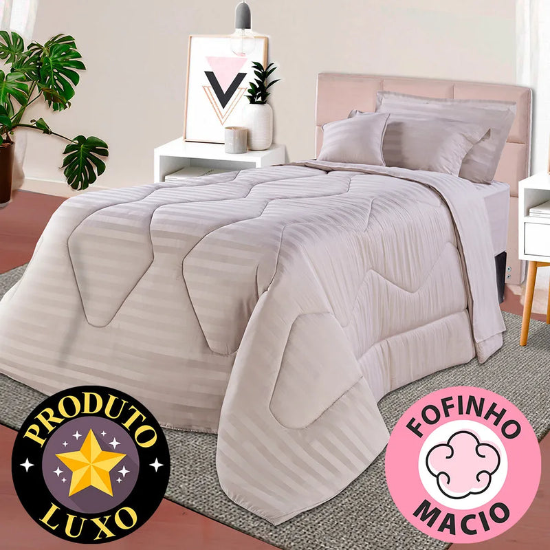Premium Cotton 300 Yarn 100 Duvet Single Adamascado 220x160 BF Mattrees