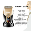 Kemei KM-3209 Men's Shaver with Charging Stand Rechargeable Electric Shaver Dual Network Powerful ﻿