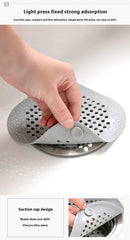 Esgoto com ventosa, tapete de drenagem de piso, cozinha, banheiro, filtro de cabelo antientupimento