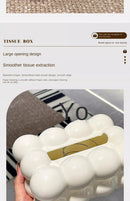 Cloud Design Tissue Boxes Storage Napkin Holder Paper Case Organizer Ornament Craft Desktop Tissue Holder Kitchen Tissue Box