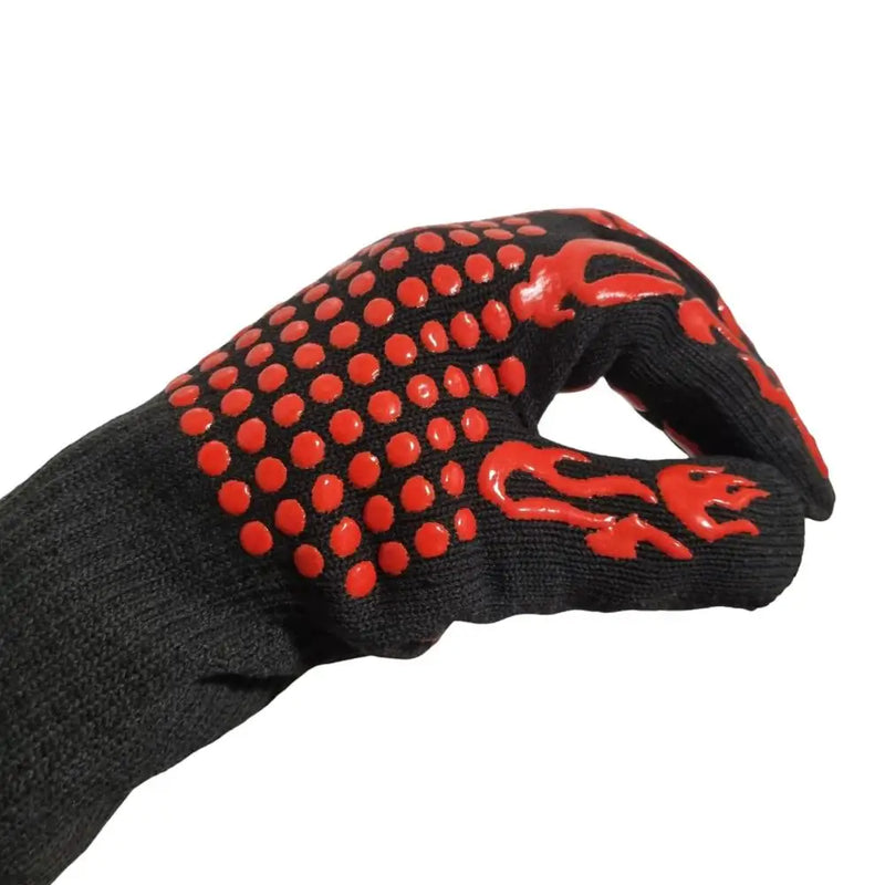 Super Thermal Glove Oven Protects Hands Handle Supports 600 °C Thermal BBQ Glove Super Resisted