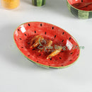 Watermelon Ceramic Plate Home Ramen Bowl Cute Hand-painted Tableware Kitchen Accessories Underglaze Color Fruit Vegetable Plates
