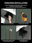 Tissue holder, non perforated toilet paper holder, bathroom privacy tissue box, roll paper holder, wet wipe box