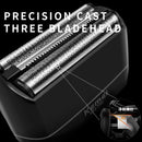 Kemei T82 Professional Waterproof Electric Shaver Rechargeable Shaving Machine for Men Digital Display Beard Trimmer Mini Razor