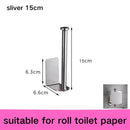 No Punching Toilet Paper Holder Self Adhesive Toilet Roll Paper Holders Bathroom Kitchen Paper Roll Holder Bath Towel Holder