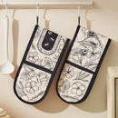 Anti-Scald Gloves Heat-Resistant Extra Long Cooking Gloves Anti-Scald Gloves Long-Lasting Design For Cooking Enthusiasts