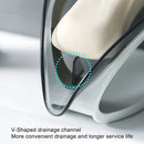 Bathroom Soap Holder Leaf Shape Dish Soap Kitchen Sponge Soap Box Storage Non-slip Drain Soap Case Container Bathroom accessorie