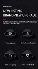 Kemei KM-T15 Portable Dual-Ring Floating Electric Shaver, Fully Washable, USB Rechargeable, Men's Beard Trimmer.