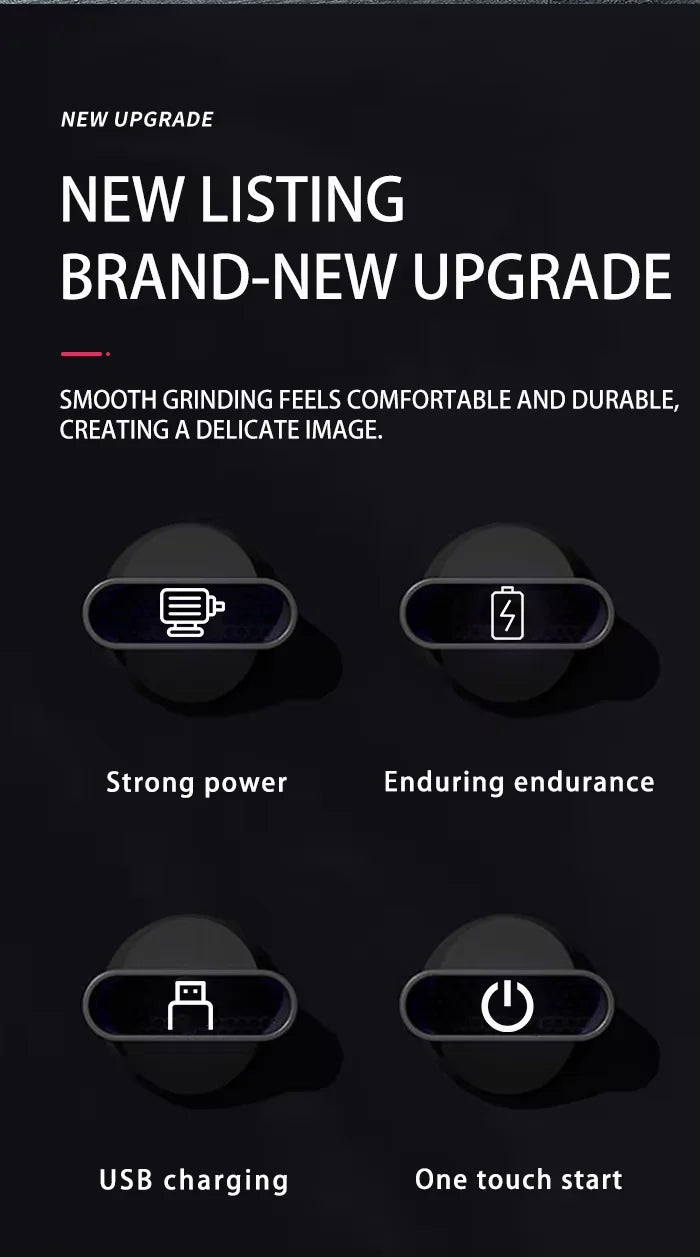 Kemei KM-T15 Portable Dual-Ring Floating Electric Shaver, Fully Washable, USB Rechargeable, Men's Beard Trimmer.