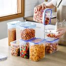 Food Storage Containers with Lids Stackable Treat Box Containers for Kitchen Pantry Organization Containers for Rice Dispenser