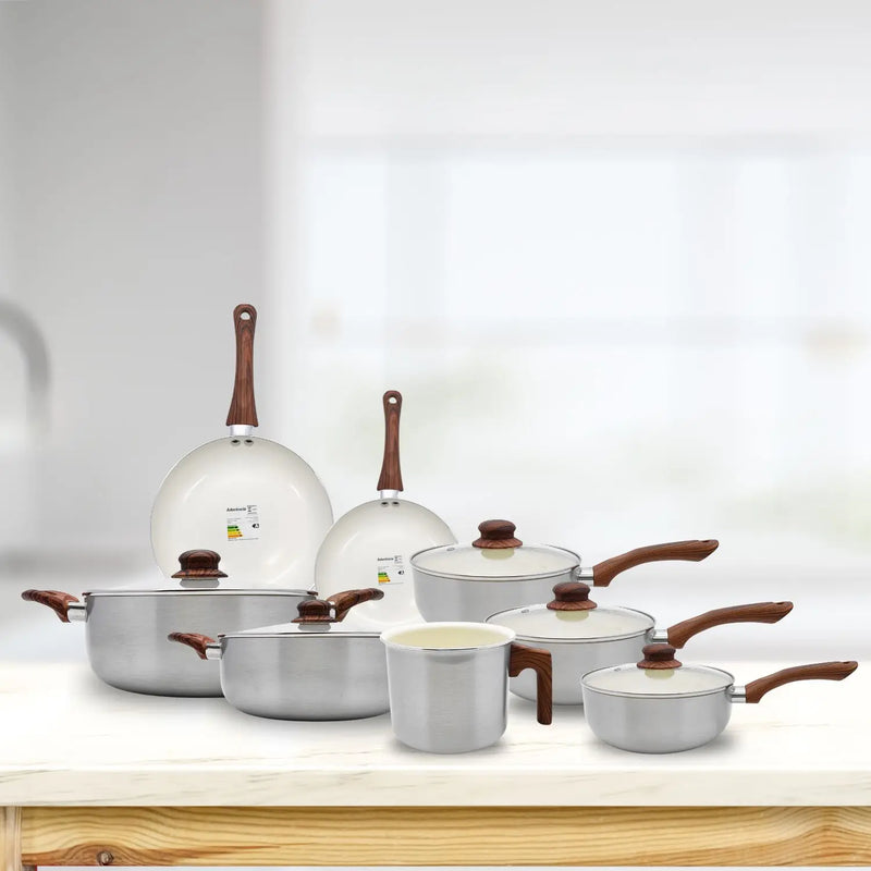 New York Casambiente Cookware Set With Glass Lid