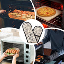 Anti-Scald Gloves Heat-Resistant Extra Long Cooking Gloves Anti-Scald Gloves Long-Lasting Design For Cooking Enthusiasts