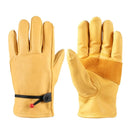 1 Pair Yellow Cowhide Gloves Soft Sensitive Gloves Finger Guards for TIG Welding TIG Glove Bike Accessoris