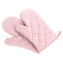 1PCS Oven Mitts Heat Resistant Microwave Oven Glove Cotton Linen Baking BBQ Non-slip Oven Mitts Kitchen Cooking Supplies Tools