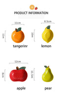 Fruit Shape Sauce Dish Ceramic Seasoning Dipping Bowl Ketchup Soy Vinegar Dip Dish Fruit Salad Butter Plate Tableware Decoration