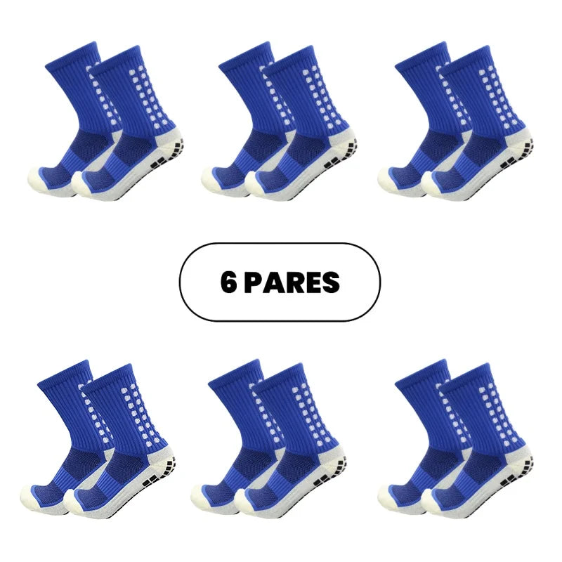 Free Shipping Kit 6 Football Socks High Quality Non-slip Cotton Sports Socks Send Immediately