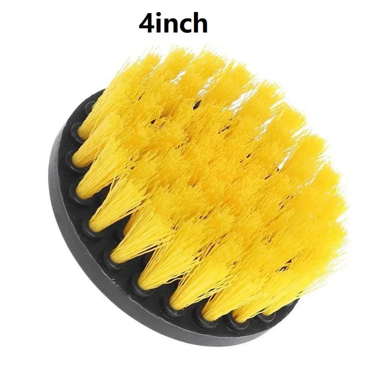 Drill Brush Attachment Set Power Scrubber Wash Cleaning Brushes Tool Kit with Extension for Clean Glass windows Kitchen Toilet