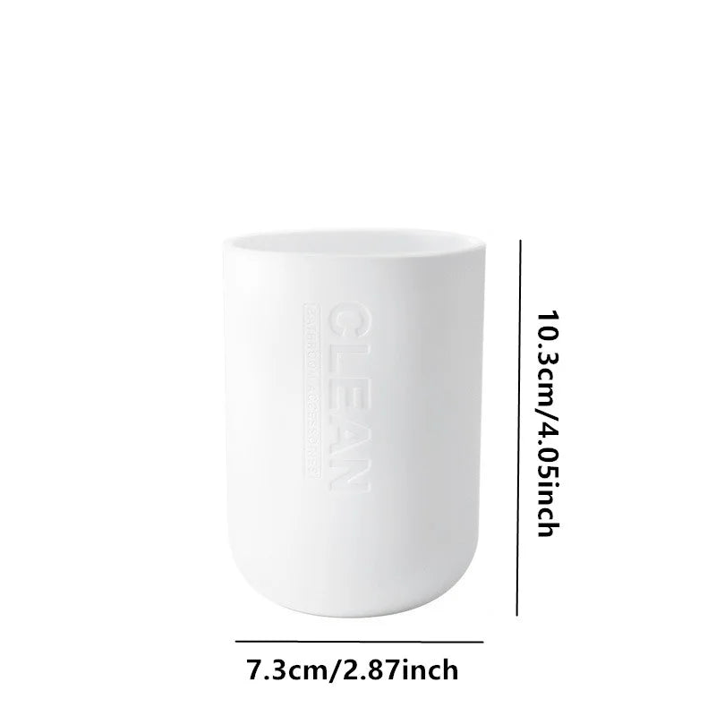 1pc Bathroom Accessories Washing Toothbrush Toothpaste Holder Liquid Soap Dispenser Box Pump Bottle Wash Toilet Brush Set