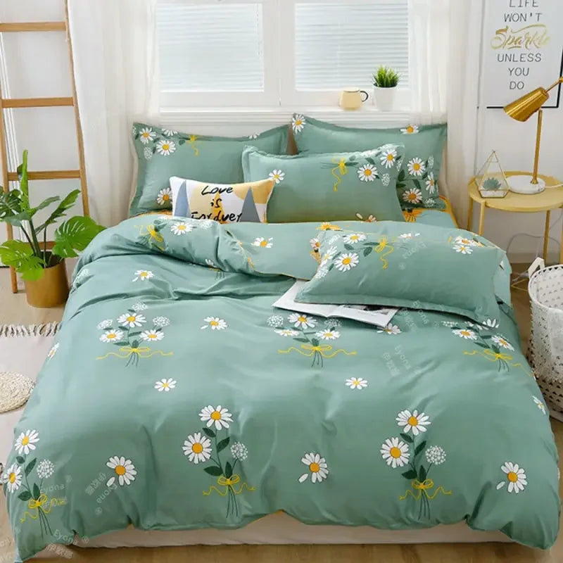 High End Bed Sheets Comfortable and Lightweight Duvet Cover Suitable for All Skin Types Students in All Seasons Quilt Cover