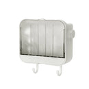 Simple Creative Soap Rack Vertical Dustproof Soap Dish With Lid Drain Soap Dish Bathroom New Nail Free Wall Hanging Soap Holder