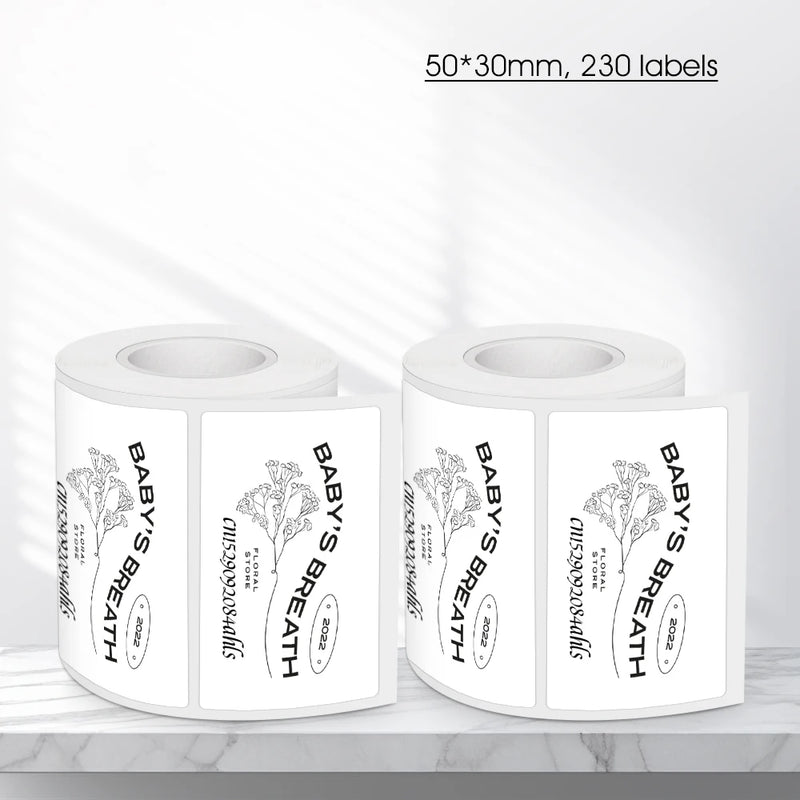 Mini Label Printer Marklife P50 Portable Thermal Printer Self Adheisve Sticker Machine Bluetooth Wireless Label Maker No Ink