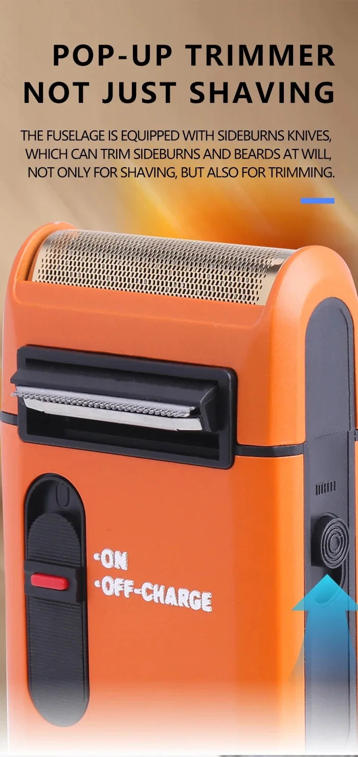 Kemei Retro Electric Razor for Men Rechargeable Mens yandou Foil Shavers Travel Electric Shavers Beard Trimmer shaving Machine