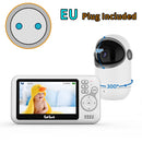 4.3 Inch Video Baby Monitor With Digital Zoom Surveillance Camera Auto Night Vision Two Way Intercom Babysitter Security Nanny