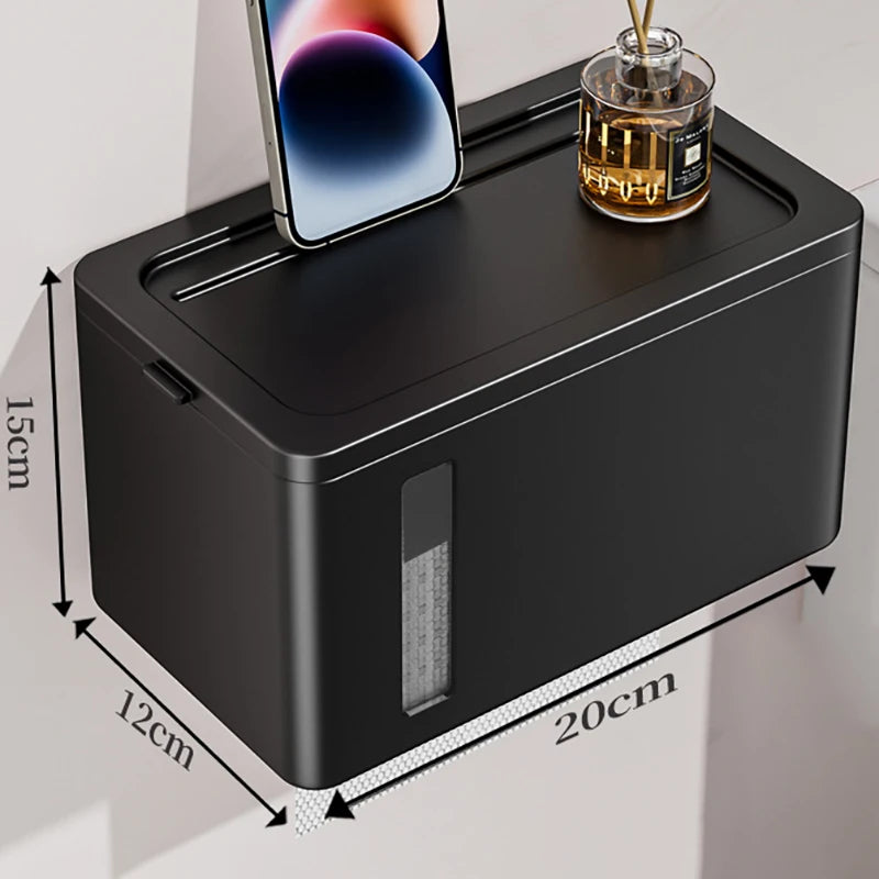 Bathroom Accessories Paper Towel Dispenser Wall Tissue Dispenser Paper Towel Holder Punch Free Towel Dispenser for Toilet
