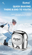 Kemei KM-T20 Mini Men Electric Shaver IPX6 Waterproof Travel Portable Beard Trimmer USB Charging Dry Or Wet Shaver Machine Razor