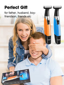 Kemei KM-1910 Waterproof Electric Shaver Eyebrow Trimmer USB Rechargeable Razor Men's Beard Trimmer Shaving Machine for Men