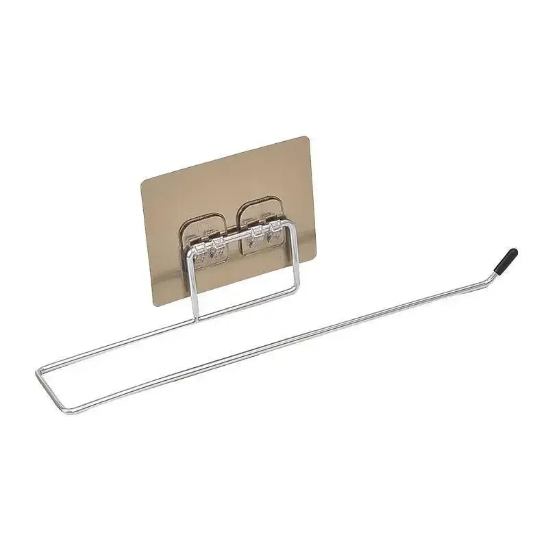 1PCS Kitchen Paper Towel Holder Adhesive Toilet Paper Rack Towel Hanger Tissue Dispenser Roll Napkin Cabinet Storage Accessories