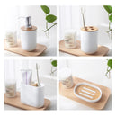 1pc Bathroom Accessories Washing Toothbrush Toothpaste Holder Liquid Soap Dispenser Box Pump Bottle Wash Toilet Brush Set