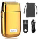 Kemei Tx1 Full Metal Electric Shaver for Men Hair Beard Electric Razor Bald Head Shaving Machine Finishing Fades Rechargeable