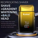 Kemei KM-TX10 Electric Shaver Rechargeable Hair Beard Razor Bald Head Shaving for Men Electric with LCD Display Haircut Machine