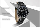 MAOYUAN 2025 New Top Men's Watch Calendar Sports Leisure Fashion Style Brown Black Leather Waterproof Quartz Watch