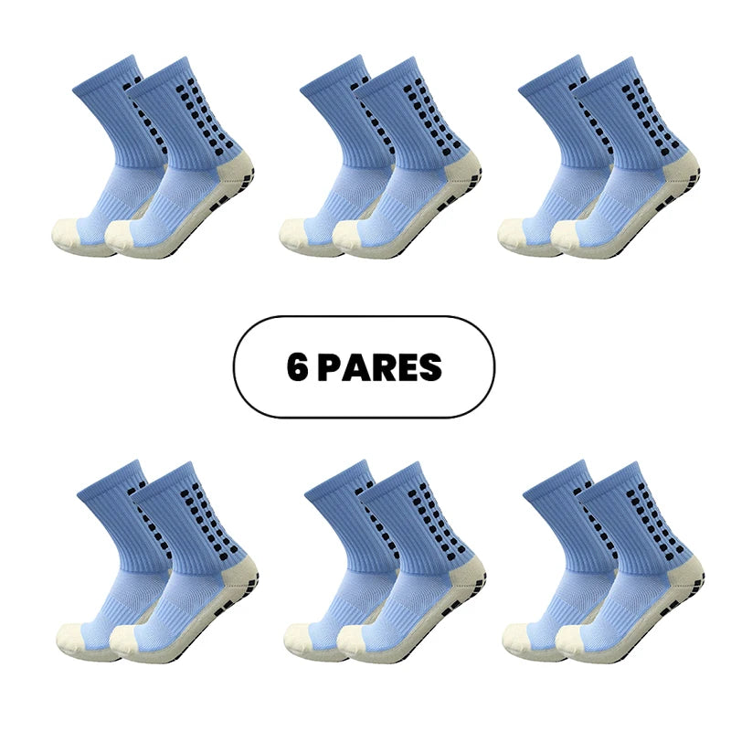 Free Shipping Kit 6 Football Socks High Quality Non-slip Cotton Sports Socks Send Immediately