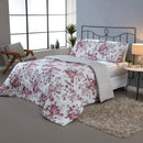 Supreme Printed Pillows 3 Pieces 180 Yarn Queen Bed Kit with Duvet and Door