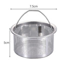 Stainless Steel Kitchen Sink Strainer Plug Close Hole Basin Sink Drain Filter Basket With Handle Drain Kitchen Accessories