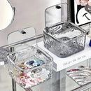 Storage Box Organizer Boxes Bathroom Accessories Jewelry Makeup Stationery For Home Desktop Hair Clip, Hair Loop Organization