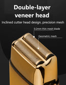 Kemei Tx1 Full Metal Electric Shaver for Men Hair Beard Electric Razor Bald Head Shaving Machine Finishing Fades Rechargeable