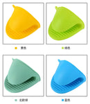 2Pcs Thick Silicone Oven Gloves Heat Resistant Anti-Scald Gloves for Cooking Pinch Grips Pot Holder Silicone Kitchen Accessories