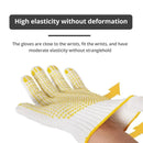 12 Pairs Work Gloves With Anti Slip Grip, PVC Dots Safety Cotton Protection ,For Painter, Mechanic Industrial Construction